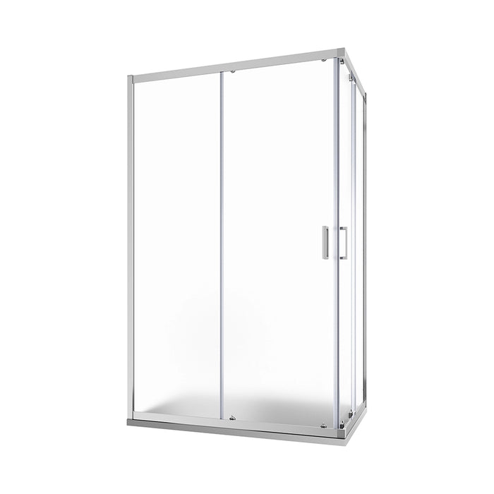 Box doccia 70x90 cm angolare scorrevole vetro stampato 6 mm h185 | Tonga