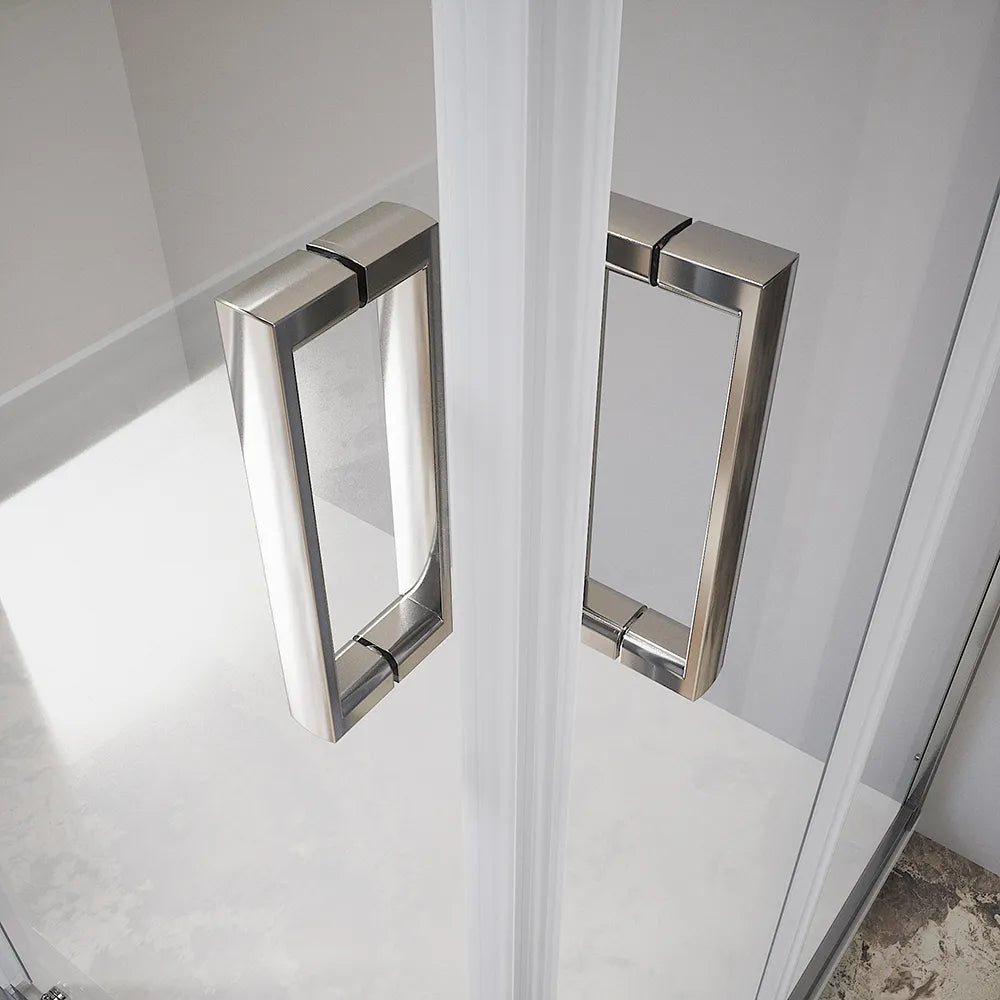 Box doccia 70x100 cm angolare scorrevole vetro trasparente 6 mm h185 | Tonga