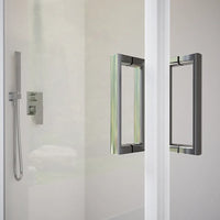 Box doccia 70x100 cm angolare scorrevole vetro trasparente 6 mm h185 | Tonga