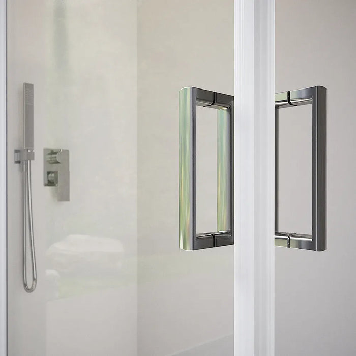 Box doccia 70x100 cm angolare scorrevole vetro trasparente 6 mm h185 | Tonga