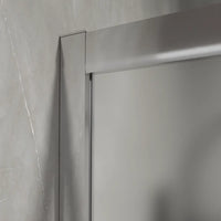 Box doccia angolare 80x120 cm apertura scorrevole in vetro 6mm opaco h198 | Tahiti