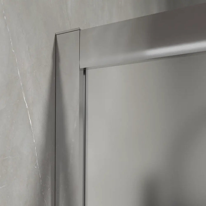 Box doccia angolare 80x80 cm apertura scorrevole in vetro 6mm opaco h198 | Tahiti