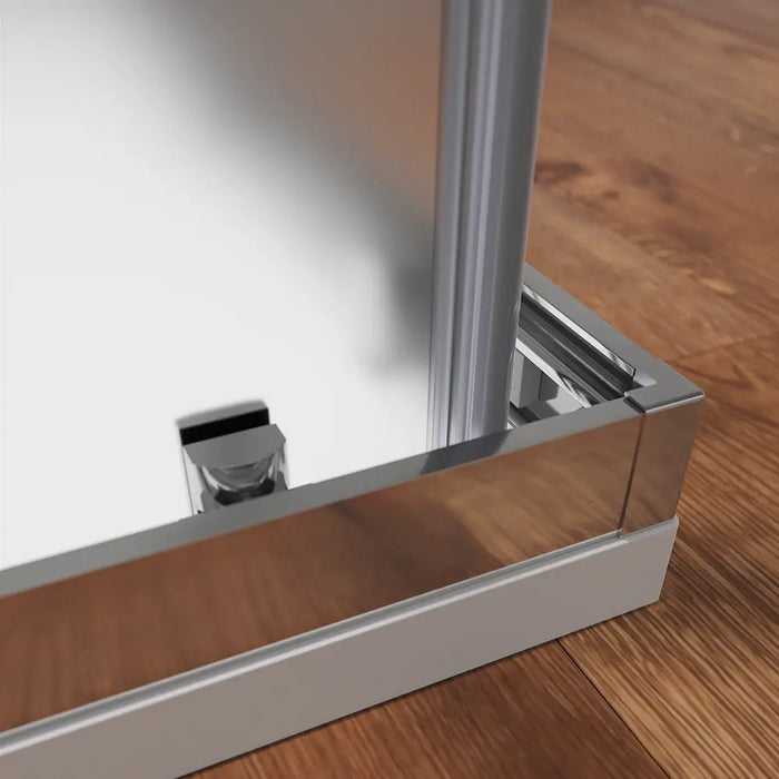 Box doccia angolare 80x80 cm apertura scorrevole in vetro 6mm opaco h198 | Tahiti