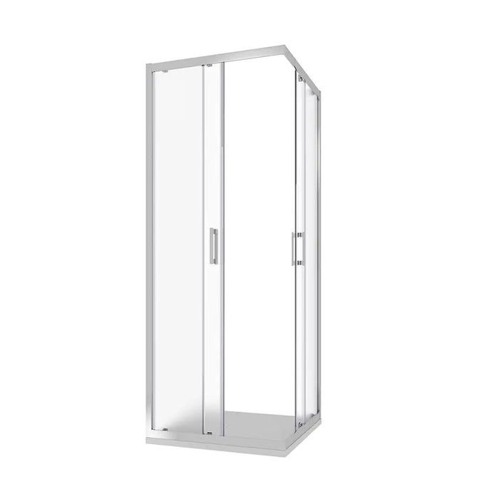 Box doccia angolare 70x100 cm apertura scorrevole in vetro 6mm opaco h198 | Tahiti