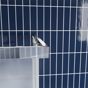 Box doccia 80x120 cm angolare scorrevole vetro 6mm stampato h190 | Tenerife