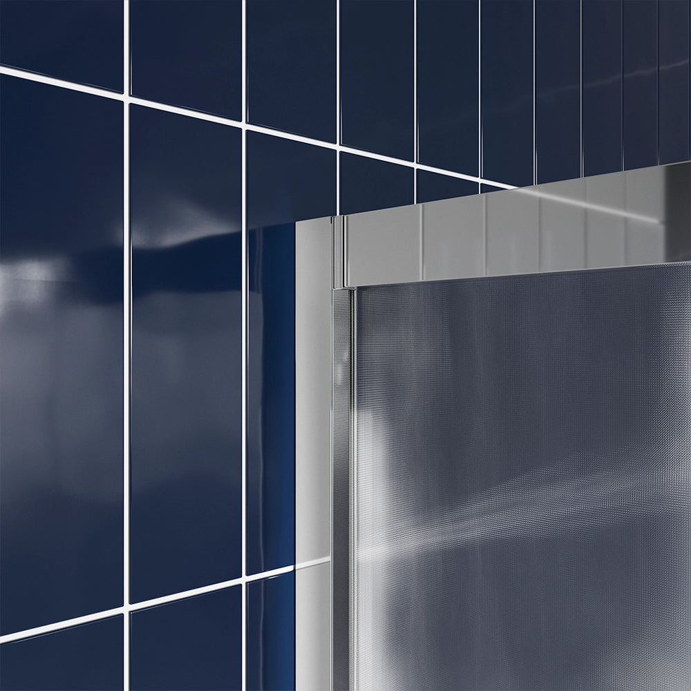 Box doccia 70x90 cm angolare scorrevole vetro 6mm stampato h190 | Tenerife