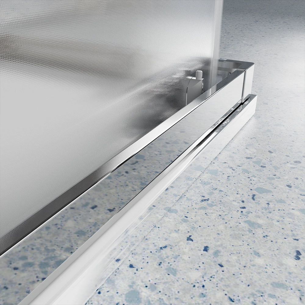 Box doccia 70x90 cm angolare scorrevole vetro 6mm stampato h190 | Tenerife