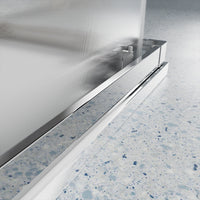 Box doccia 70x90 cm angolare scorrevole vetro 6mm stampato h190 | Tenerife