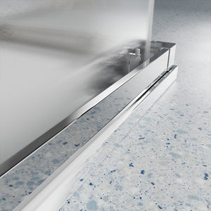 Box doccia 70x90 cm angolare scorrevole vetro 6mm stampato h190 | Tenerife