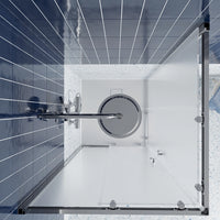 Box doccia 80x120 cm angolare scorrevole vetro 6mm stampato h190 | Tenerife