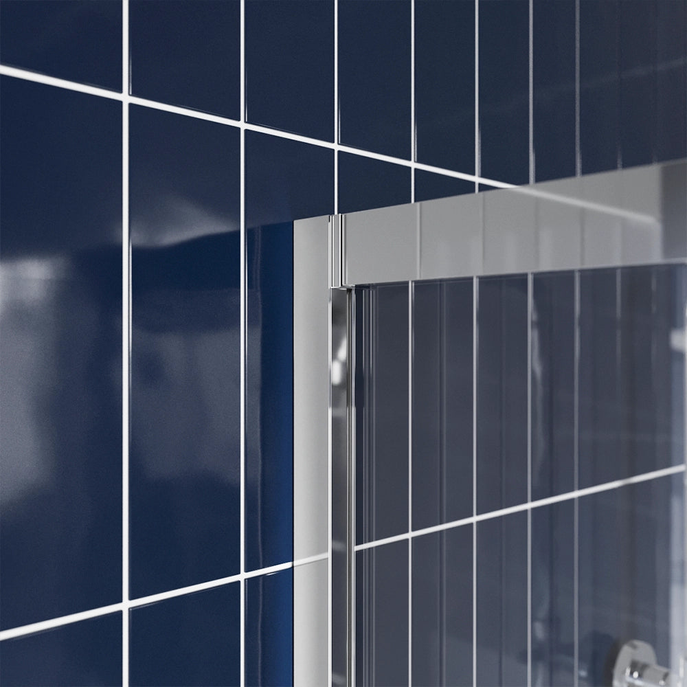 Box doccia 75x75 cm angolare scorrevole vetro 6mm trasparente h190 | Tenerife