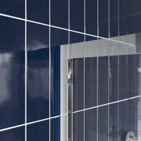 Box doccia 75x75 cm angolare scorrevole vetro 6mm trasparente h190 | Tenerife