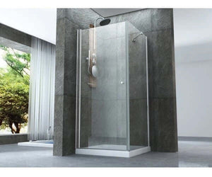 Box Doccia 8mm Anta Battente Totale e Lato Fisso - Venus - 70x70