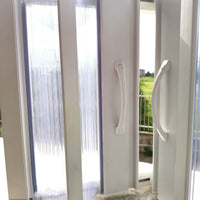 Box doccia apertura centrale curvo 80x80 90x90, misura 80x80