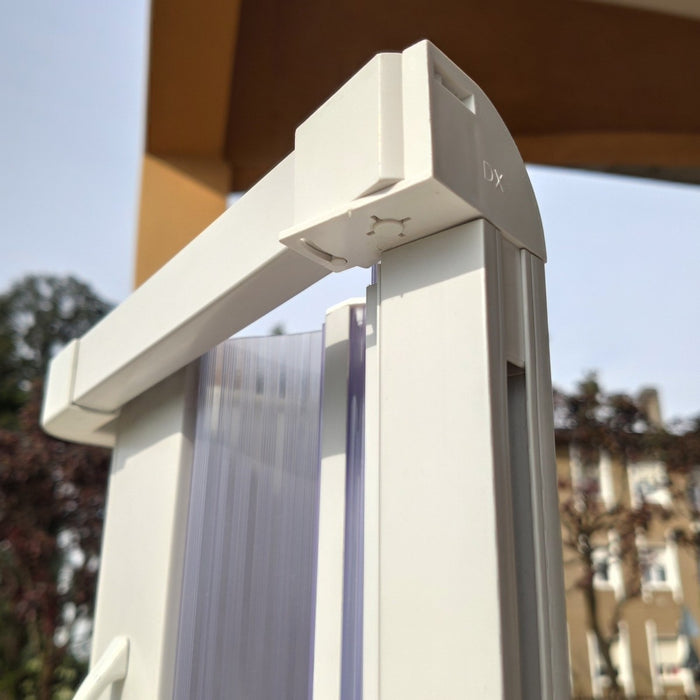 Box doccia apertura centrale curvo 80x80 90x90, misura 80x80