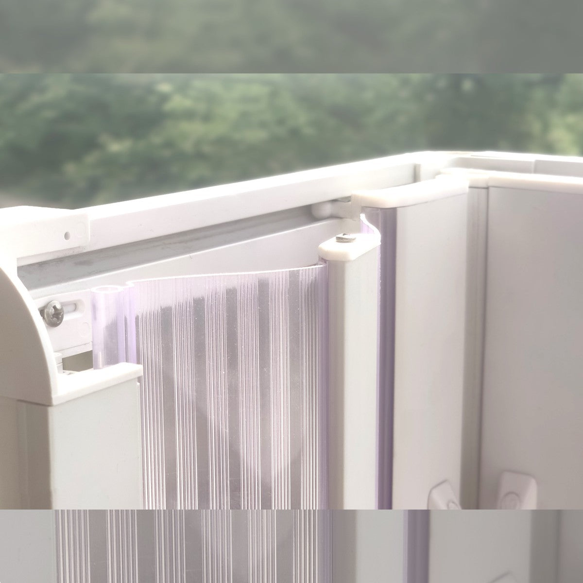 Box doccia apertura centrale curvo 80x80 90x90, misura 80x80