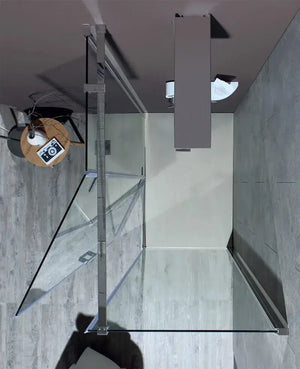 Box Doccia Battente Anticalcare 8mm Infinity - 99x88 - Ingresso lato corto