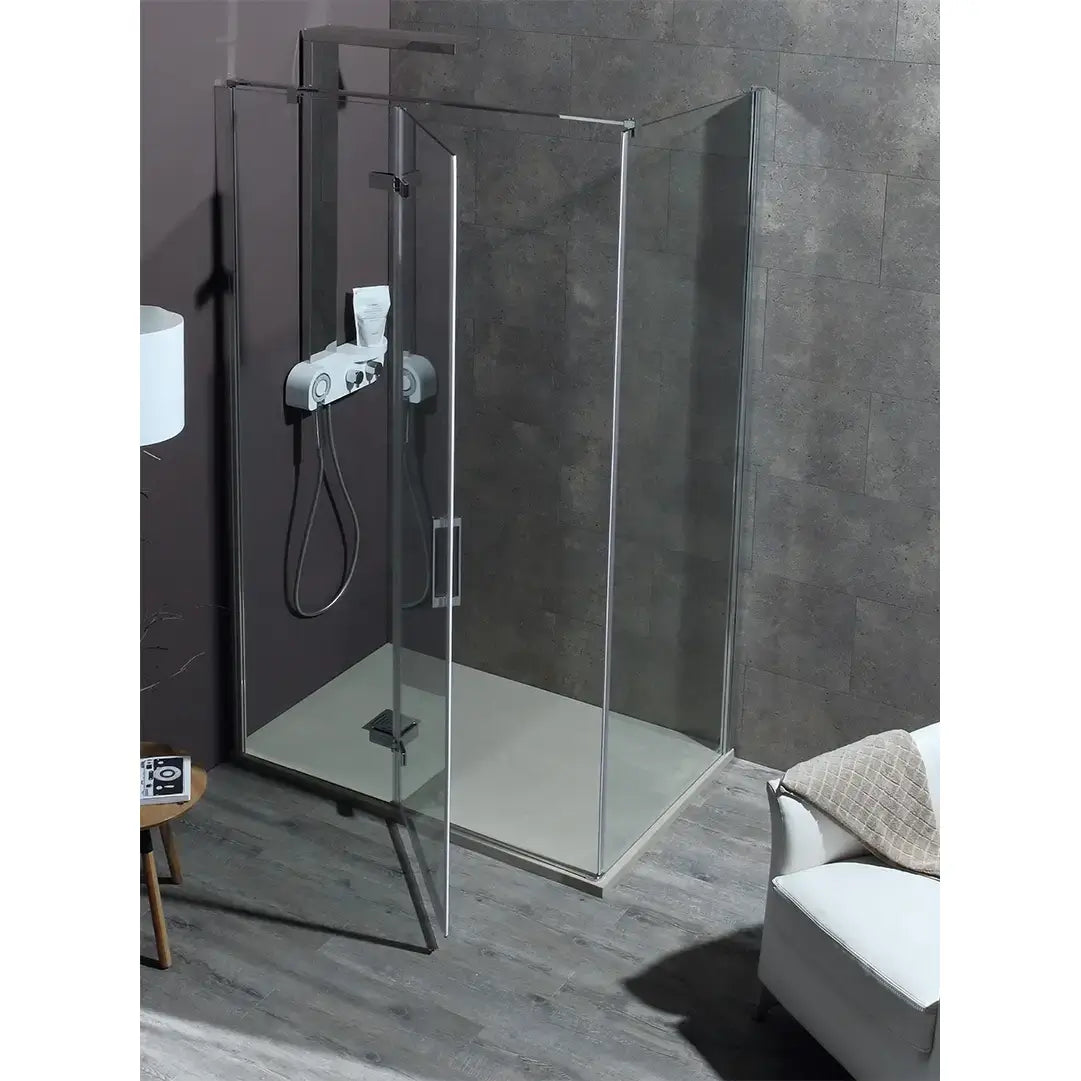 Box Doccia Battente Anticalcare 8mm Infinity - 89x88