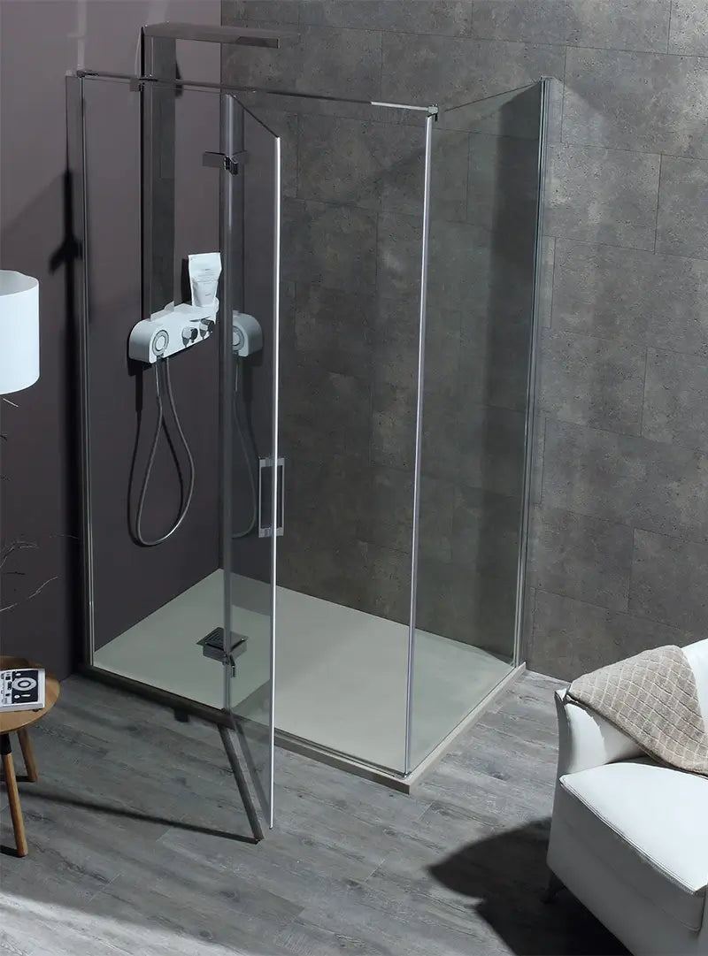 Box Doccia Battente Anticalcare 8mm Infinity - 99x138