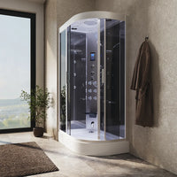 Cabina doccia completa 120x80 cm sinistra multifunzione | Folegandros Eco