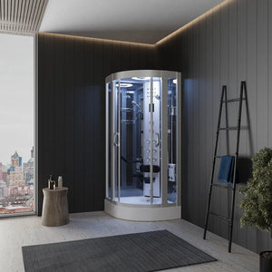 Doccia idromassaggio 80x80 cm sauna bagno turco e ozonoterapia | Maui