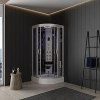 Doccia idromassaggio 80x80 cm sauna bagno turco e ozonoterapia | Maui