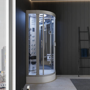 Doccia idromassaggio 80x80 cm sauna bagno turco e ozonoterapia | Maui