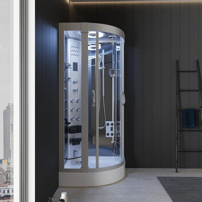 Doccia idromassaggio 80x80 cm sauna bagno turco e ozonoterapia | Maui