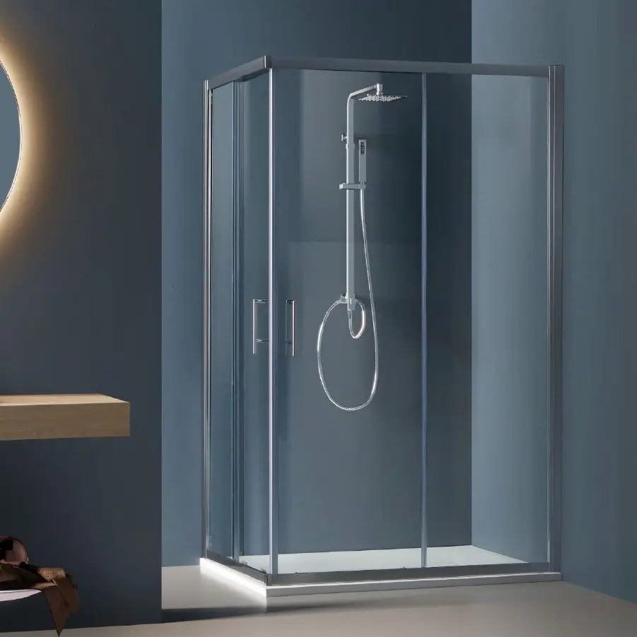 Box Doccia ECO 6mm Porte Scorrevoli H190 - 80x120