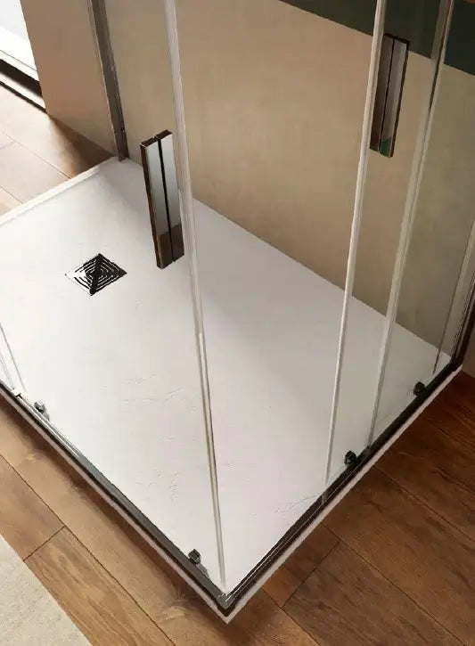 Box Doccia EASYFLEX 6mm Porte Scorrevoli Anticalcare H200 - 84x99