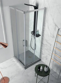 Box Doccia EASYFLEX 6mm Porte Scorrevoli Anticalcare H200 - 69x71