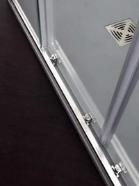 Box Doccia Cristallo Satinato Anticalcare Apertura Centrale H200 - 80x160