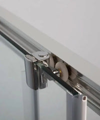 Box Doccia H200 Trasparente Anticalcare Apertura Scorrevole Centrale - 65x170