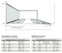 Box Doccia H200 Trasparente Anticalcare Apertura Scorrevole Centrale - 100x160