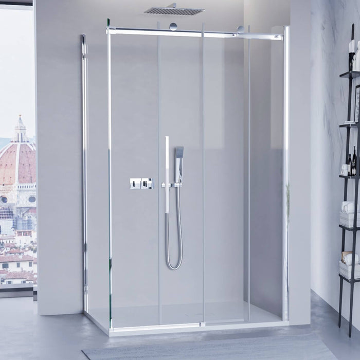 Box Doccia Cristallo 8mm Anticalcare Porta Scorrevole - E4.0 - 70x100