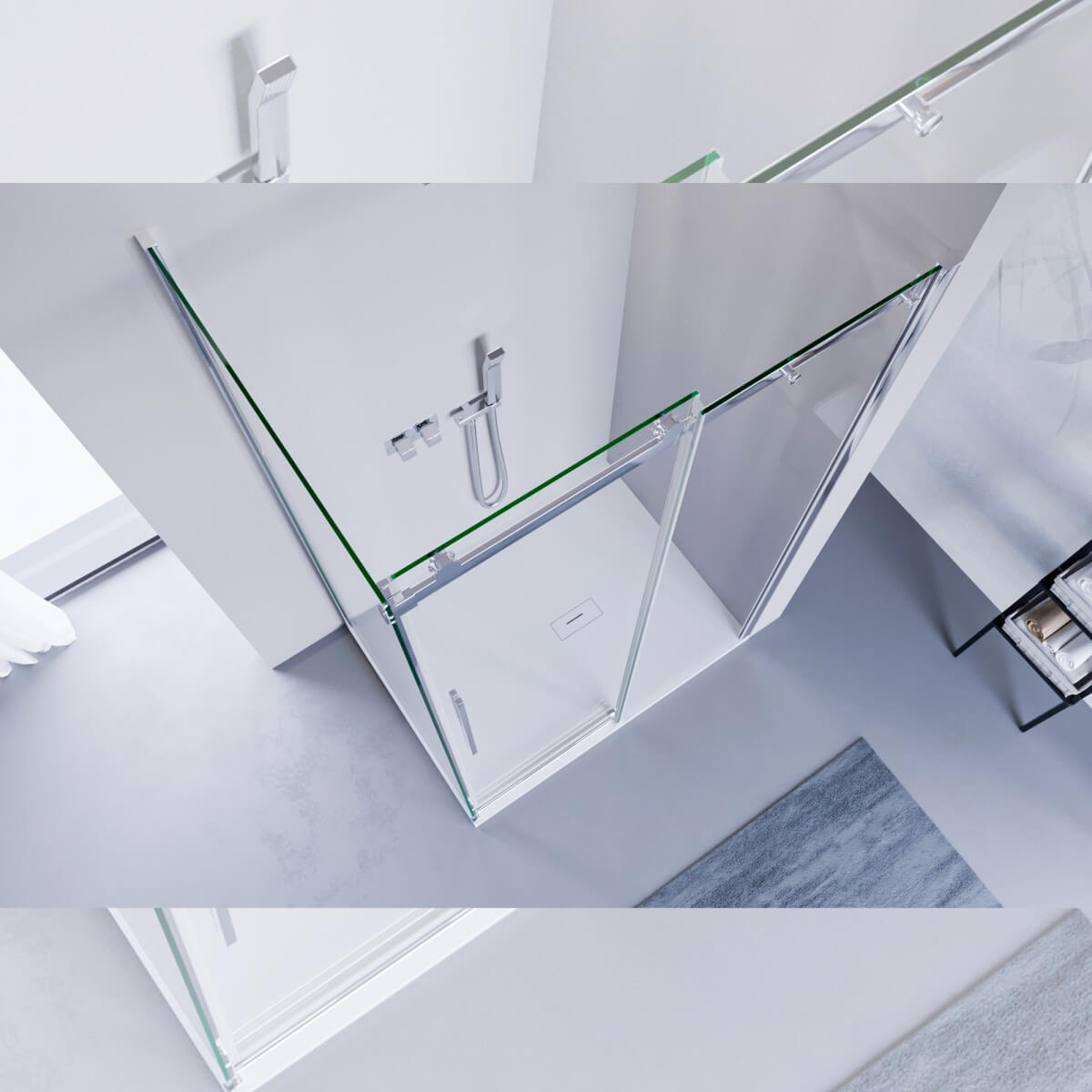 Box Doccia Cristallo 8mm Anticalcare Porta Scorrevole - E4.0 - 75x140