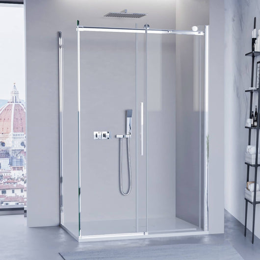 Box Doccia Cristallo 8mm Anticalcare Porta Scorrevole - E4.0 - 75x120