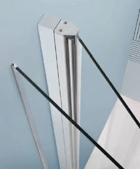 Box Doccia Anticalcare 6mm Due Lati A Libro Apertura Interna Esterna - 90x100