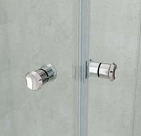 Box Doccia H190 Doppia Anta a Libro Frameless Trasparente 6mm - 78x88