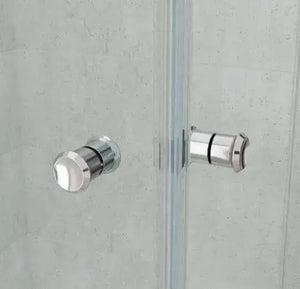 Box Doccia H190 Doppia Anta a Libro Frameless Trasparente 6mm - 58x88