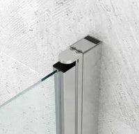 Box Doccia H190 Doppia Anta a Libro Frameless Trasparente 6mm - 58x88