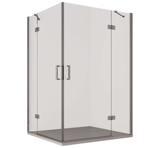 Box Doccia Doppia Battente Cristallo Anticalcare Trasparente 8mm H195 - 100x120