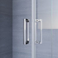 Box Doccia H195cm Doppia Anta a Libro Anticalcare Trasparente 6mm - 89x99