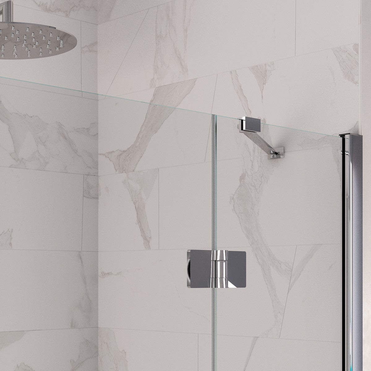 Box doccia due lati battenti 8 mm h195 anticalcare regina, misura 100x120