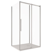 Box doccia tre lati con parete fissa 8mm h200 anticalcare target, misura 80x100x80