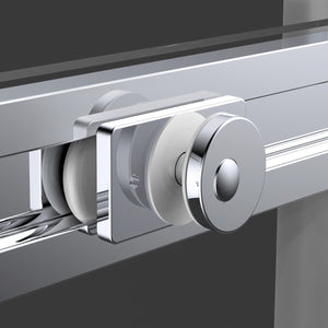 Box doccia due lati in cristallo 8mm h200cm anticalcare target, misura 90x100