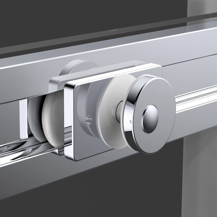 Box doccia due lati in cristallo 8mm h200cm anticalcare target, misura 90x100