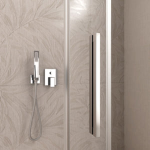 Box doccia due lati scorrevole cristallo 6mm h195 anticalcare lagoa duo, misura 70x130