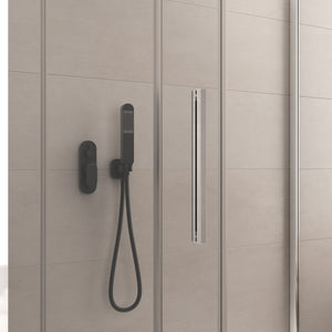 Box doccia due lati scorrevole lagoa duo ingresso centrale 6mm anticalcare, misura 80x170