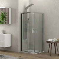 Box Doccia H190 Cristallo 5,5mm Porte Scorrevoli - 70x100